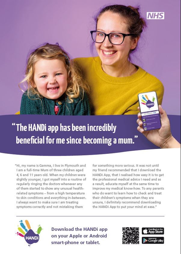 HANDi app poster